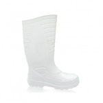 Kalosze męskie wysokie GRENLANDER białe piankowe