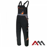 Spodnie robocze ogrodniczki Professional Black ArtMAS 