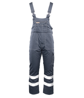 Spodnie ogrodniczki ocieplane odblaskowe BRIXTON SNOW