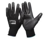 RĘKAWICE ROBOCZE PU X-TOUCH CZARNE