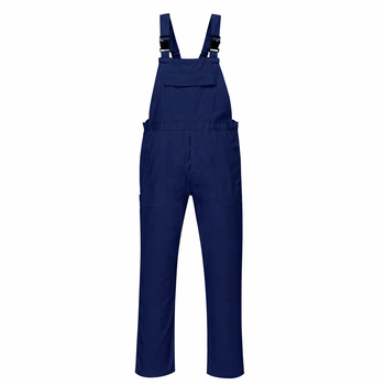 BIZ4 - Spodnie ogrodniczki spawalnicze, trudnopalne