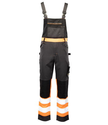 Spodnie robocze ogrodniczki odblaskowe SEVEN KINGS FLASH