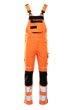 SPODNIE ROBOCZE OGRODNICZKI OSTRZEGAWCZE FLASH