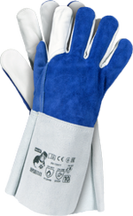 Rękawice spawalnicze skórzane robocze RSPLBLULUX