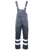 Spodnie ogrodniczki ocieplane odblaskowe BRIXTON SNOW