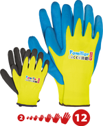 Dragon FAMILIAR – Zestaw rękawic ochronnych powlekanych lateksem FOAM