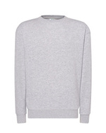 Bluza basic klasyczna szary melanż SWRA